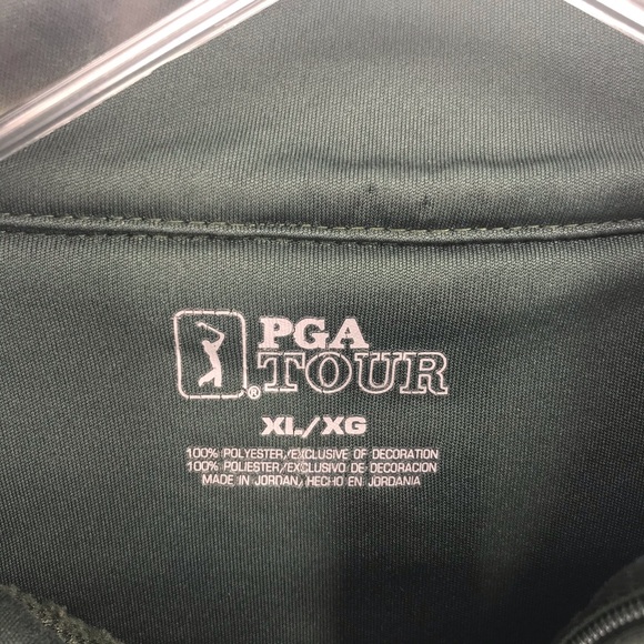 Green PGA Tour 1/2 Zip Pullover Mens XL - Picture 2 of 7
